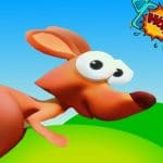 New game kangaroo jumping and running