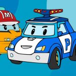 Robocar Poli Coloring Book